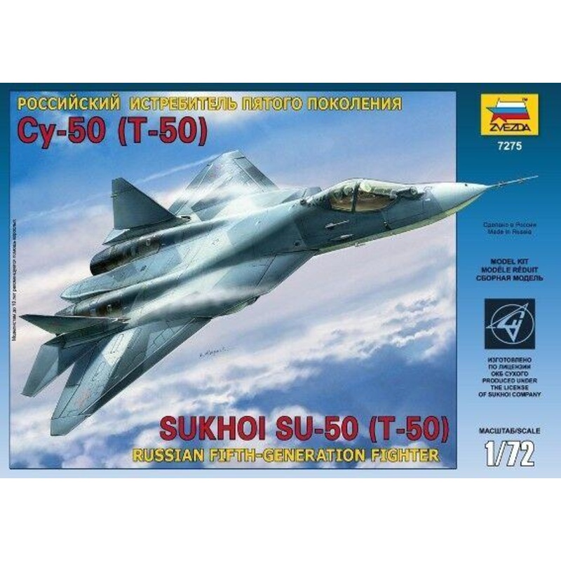 Zvezda 1/72 scale Russian Soviet SUKHOI T-50 RUSSSIAN STEALTHFIGHTER