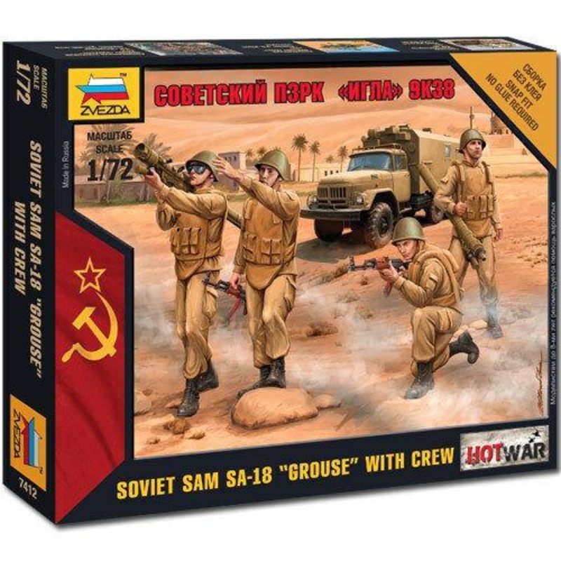 Zvezda 1/72 Scale SOVIET PZRK ‘IGLA’ 9K38
