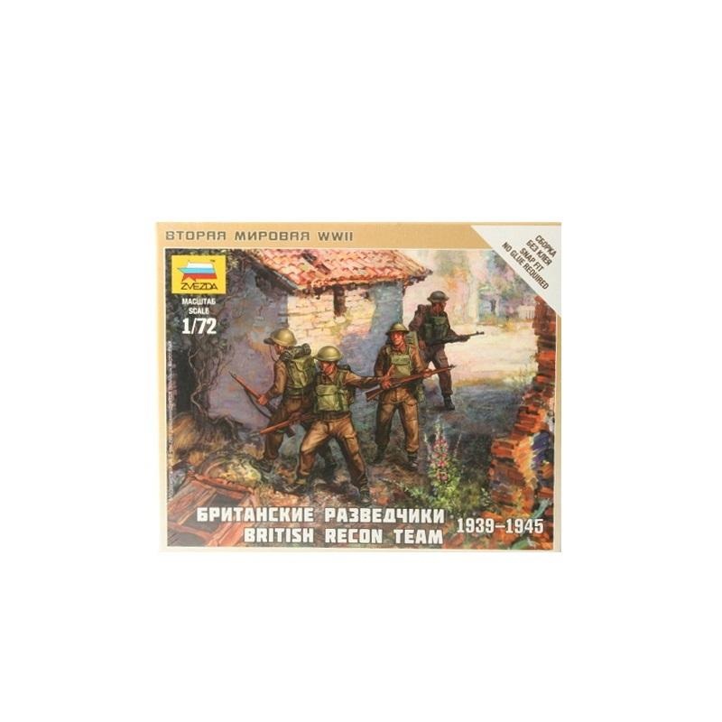 Zvezda 1/72 scale WW2  BRITISH RECON TEAM