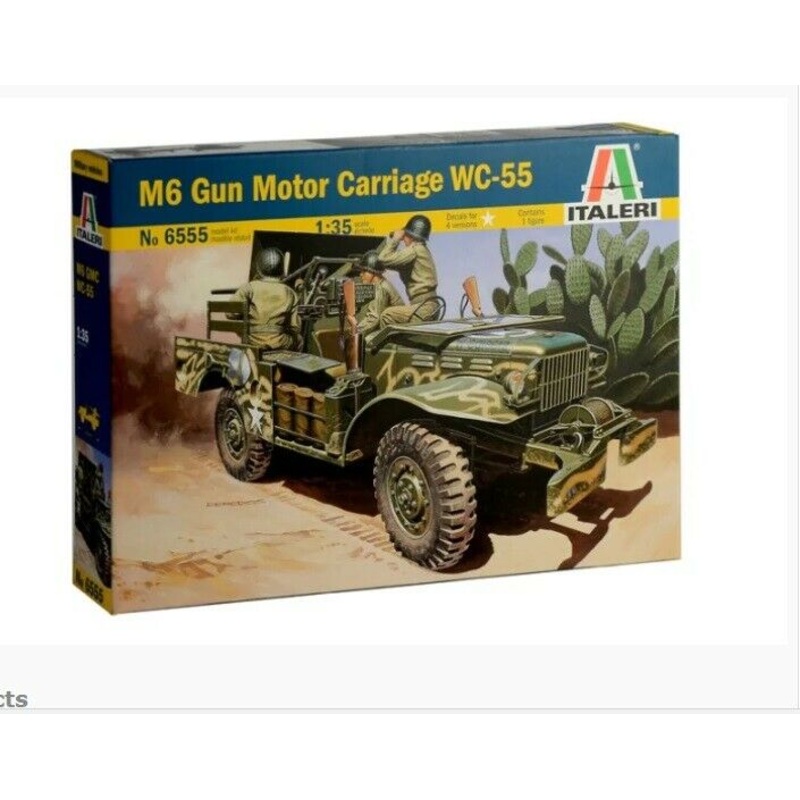 Italeri 1/35 scale 37 mm Gun Motor Carriage M6