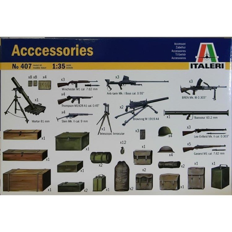 Italeri 1/35 scale Battlefield ACCESSORIES
