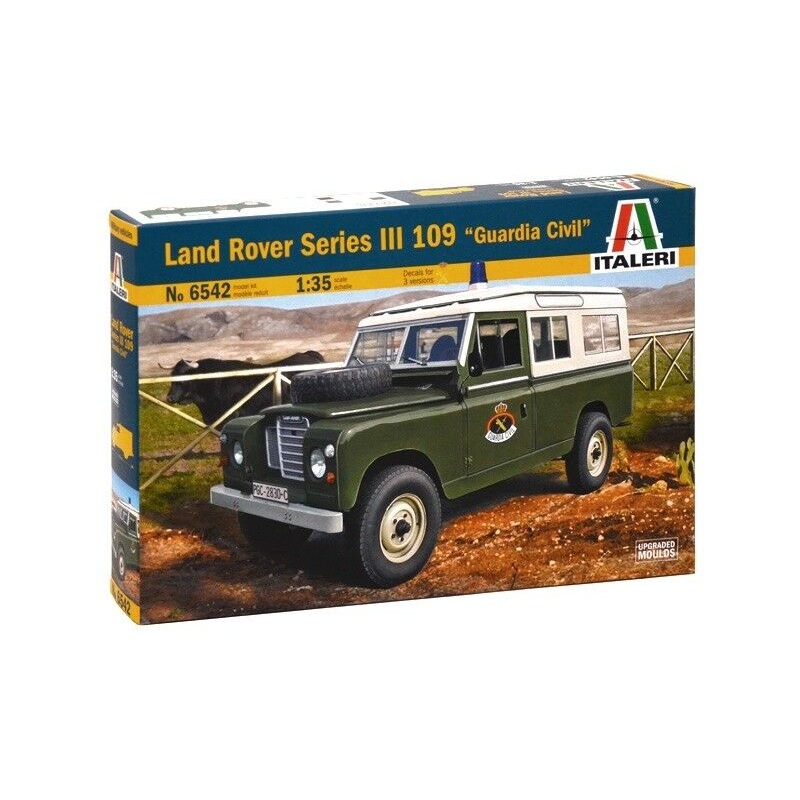 Italeri 1/35 scale LAND ROVER 109 – GUARDIA CIVIL
