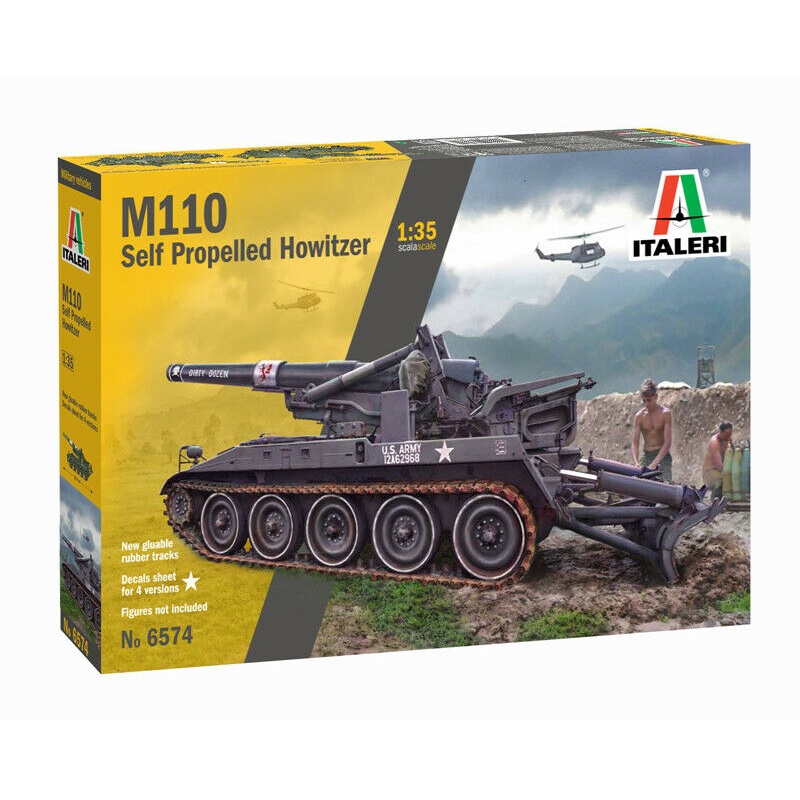 Italeri 1/35 scale M110A1 self propelled howitzer