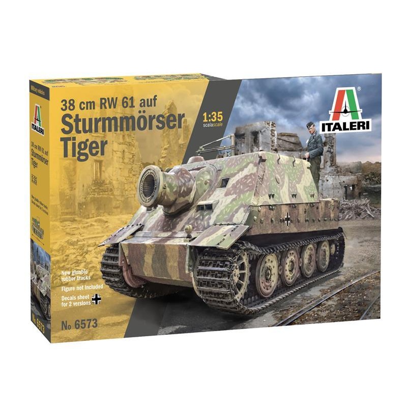 italeri 1/35 scale WW2 German 38CM RW 61 AUS STURMMORSER TIGER