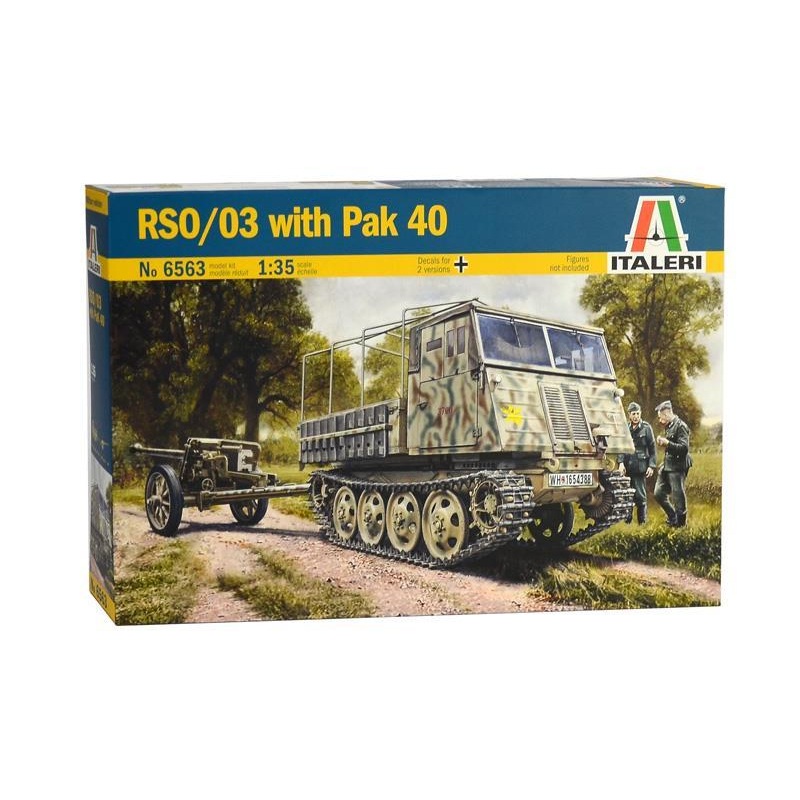 Italeri 1/35 scale WW2 German RSO/03 WITH PAK 40