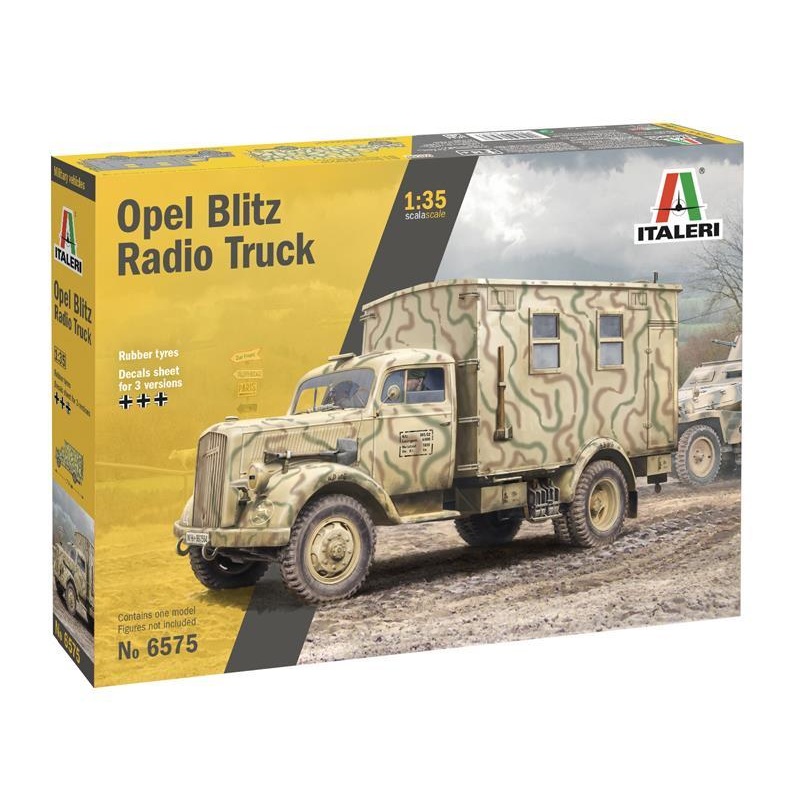 Italeri 1/35 scale WW2 German SDKFZ 305/22 OPEL BLITZ RADIO TRUCK
