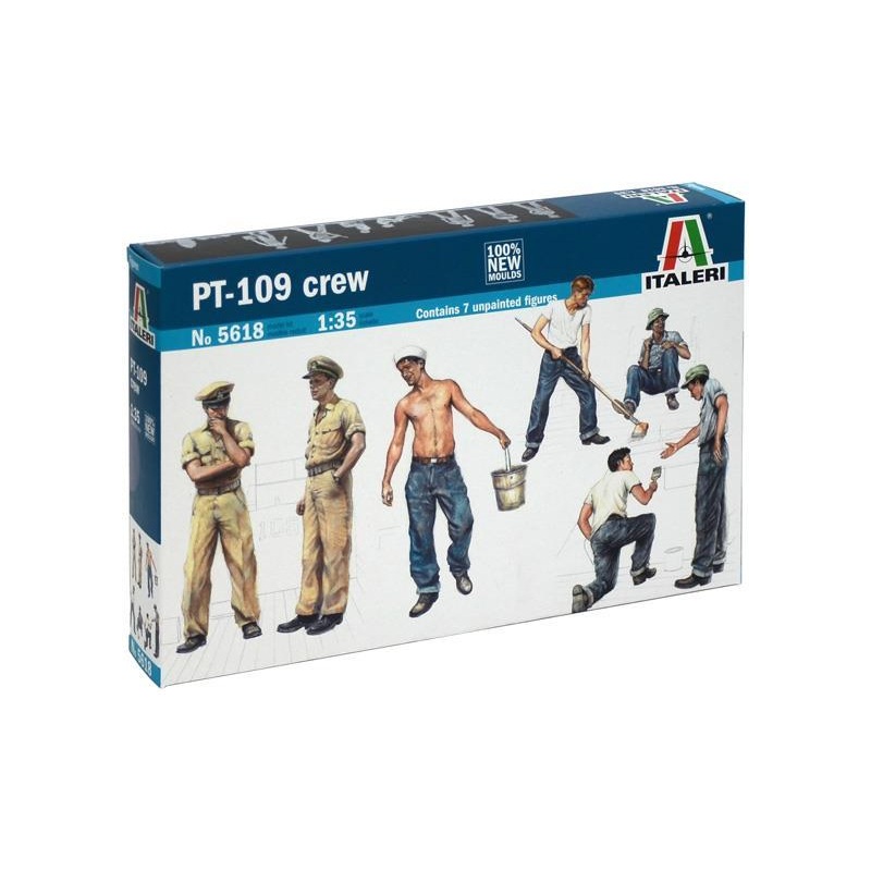Italeri 1/35 scale WW2 USN PT109 CREW AND ACCESSORIES