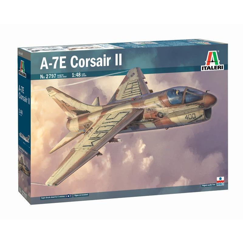 Italeri 1/48 scale A-7E CORSAIR II aircraft plane model kit