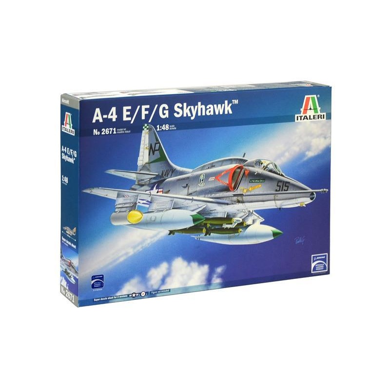 ITALERI 1/48 scale AIRCRAFT model kit A-4E/F SKYHAWK