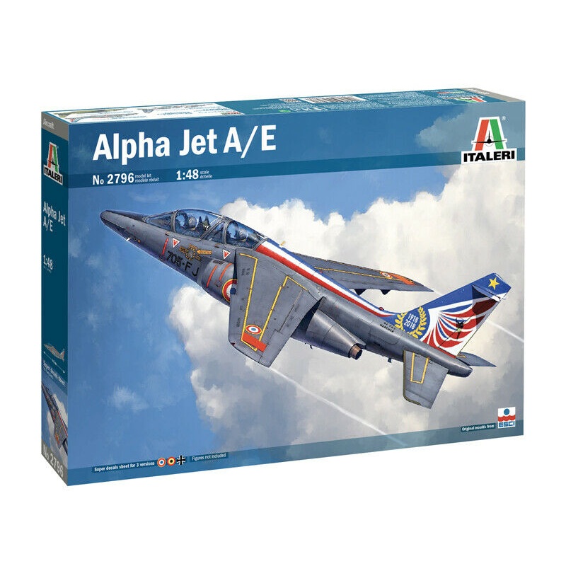 Italeri 1/48 scale ALPHA JET A/E plane aircraft model kit