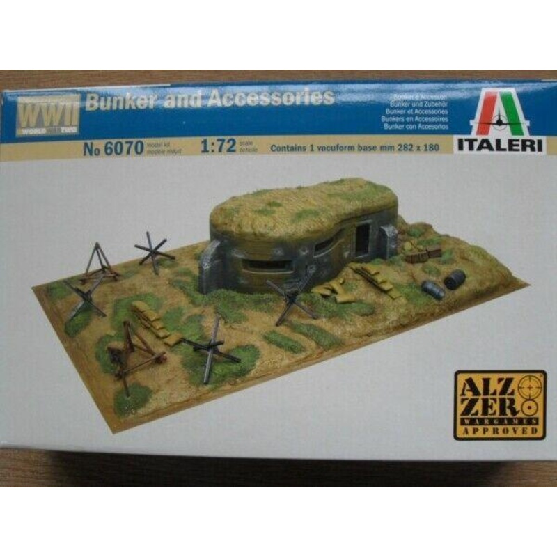 ITALERI 1/72 FIGURES 1/72 BUNKERS & ACCESSORIES