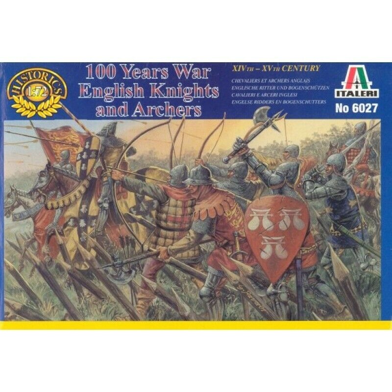 ITALERI 1/72 FIGURES 100 YEARS WAR BRITISH WAR