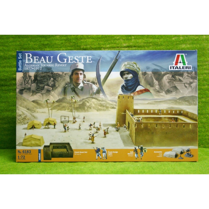 ITALERI 1/72 FIGURES BEAU GESTE ALGERIAN TUAREG REVOLT