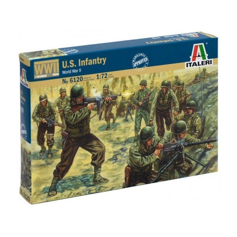ITALERI 1/72 FIGURES WW2 AMERICAN INFANTRY