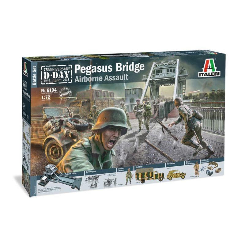 ITALERI 1/72 FIGURES WW2 PEGASUS BRIDGE BATTLE SET