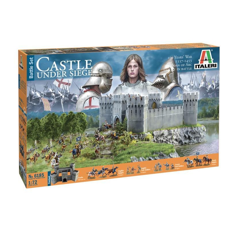 Italeri 1/72 scale battle set – 100 YEAR WAR CASTLE UNDER SIEGE