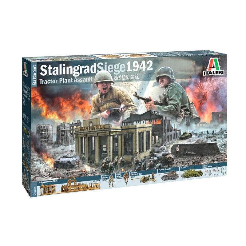 Italeri 1/72 scale BATTLE SET WWII STALINGRAD SIEGE