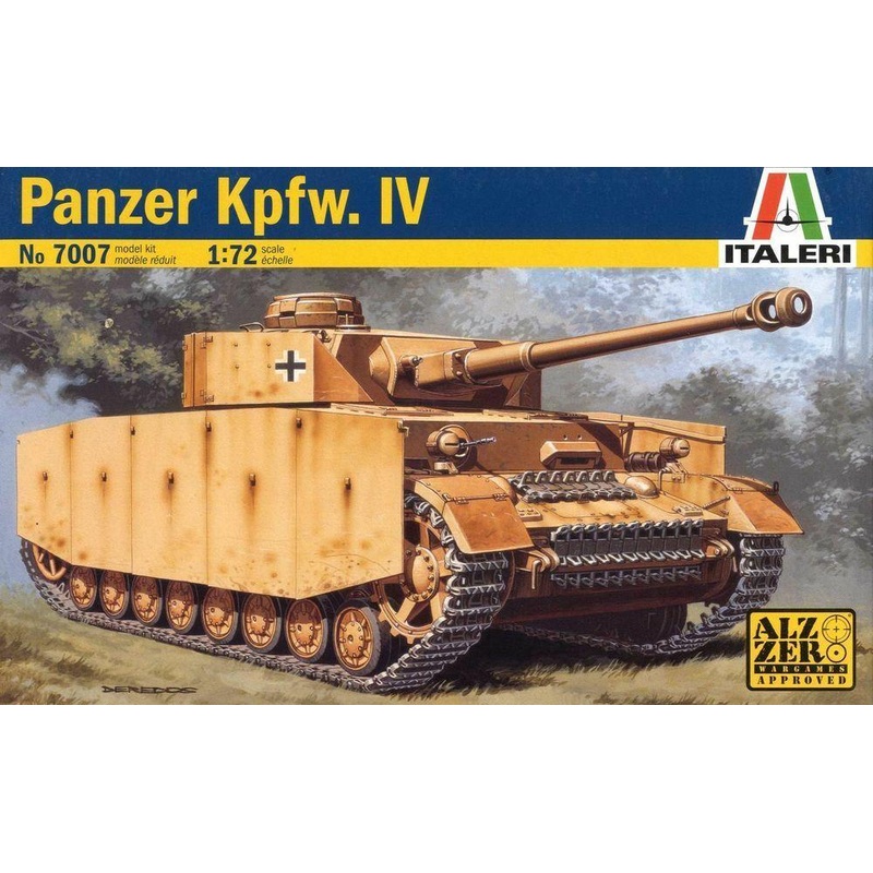 ITALERI 1/72 scale WW2 German PZ.KPFW. IV tank