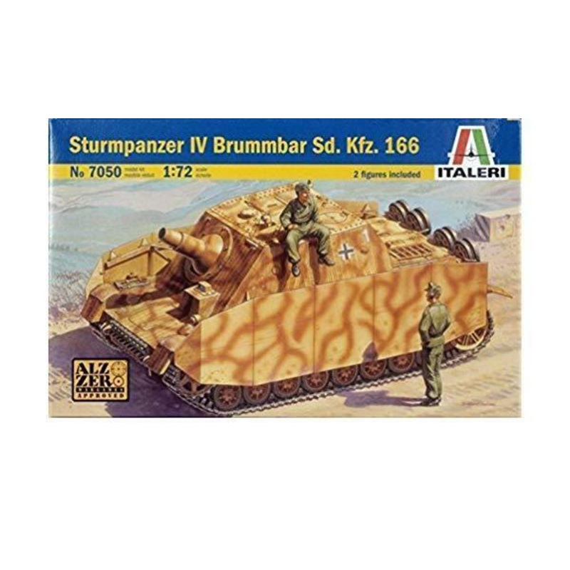 ITALERI 1/72 scale WW2 German SDKFZ 176 STURMPZ BRUMMBAR tank