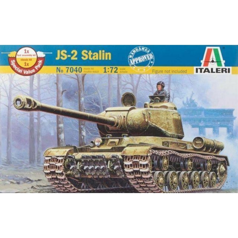 ITALERI 1/72 scale WW2 Soviet Russian JS-2M STALIN tank