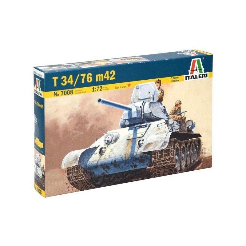 ITALERI 1/72 scale WW2 SOVIET T34/76 RUSSIAN TANK