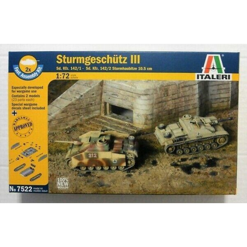 ITALERI 1/72 WW2 German  Sd.Kfz. 142/1 STURMGESSCHUETZ