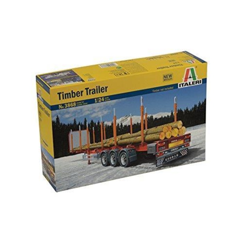 ITALERI TRUCKS 1/24 scale TIMBER / LOGGER LOGGING TRAILER