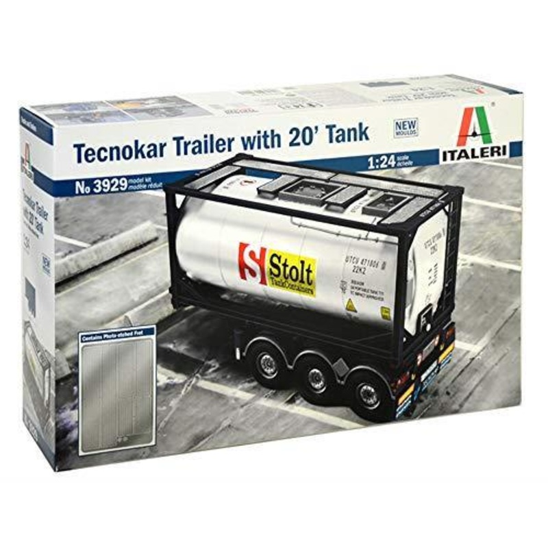 ITALERI TRUCKS – TECNOKAR 20’TANK TRAILER