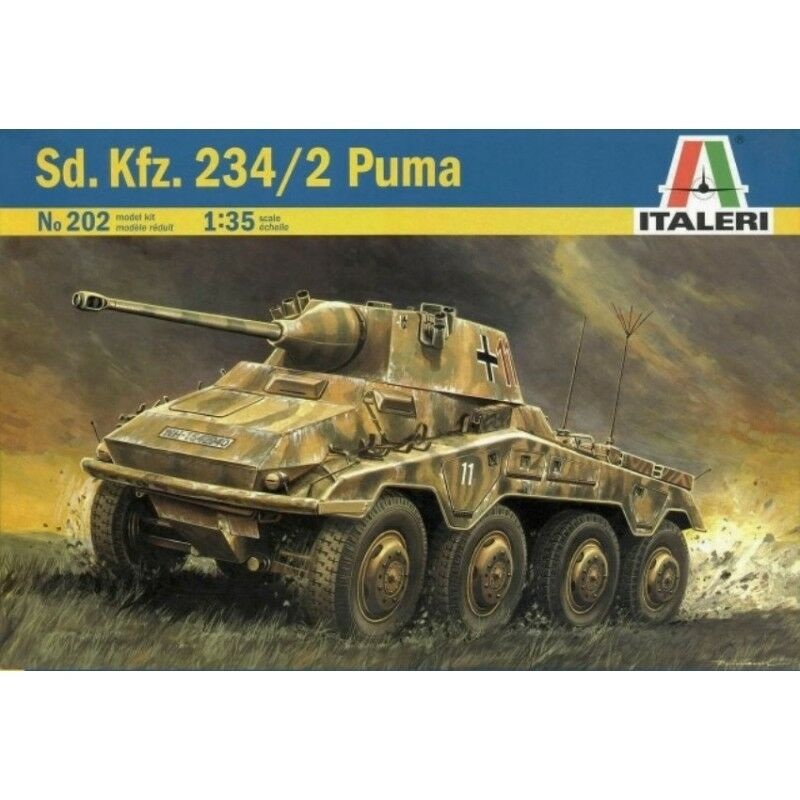 Italeri 0202S Puma armoured mowing car