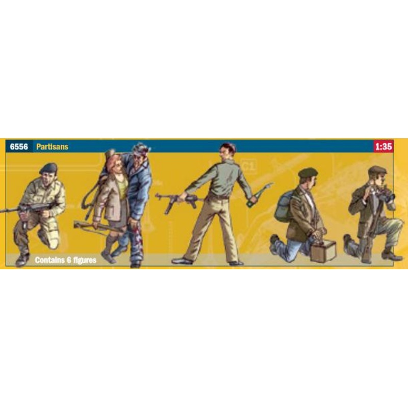 Italeri 1:35 scale WW2 Partisans, Maquis, Resistance fighters