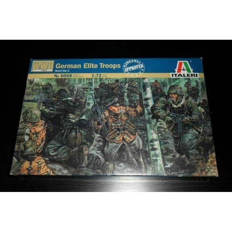 ITALERI 1/72 FIGURES 1/72 GERMAN ELITE TROOPS WWII