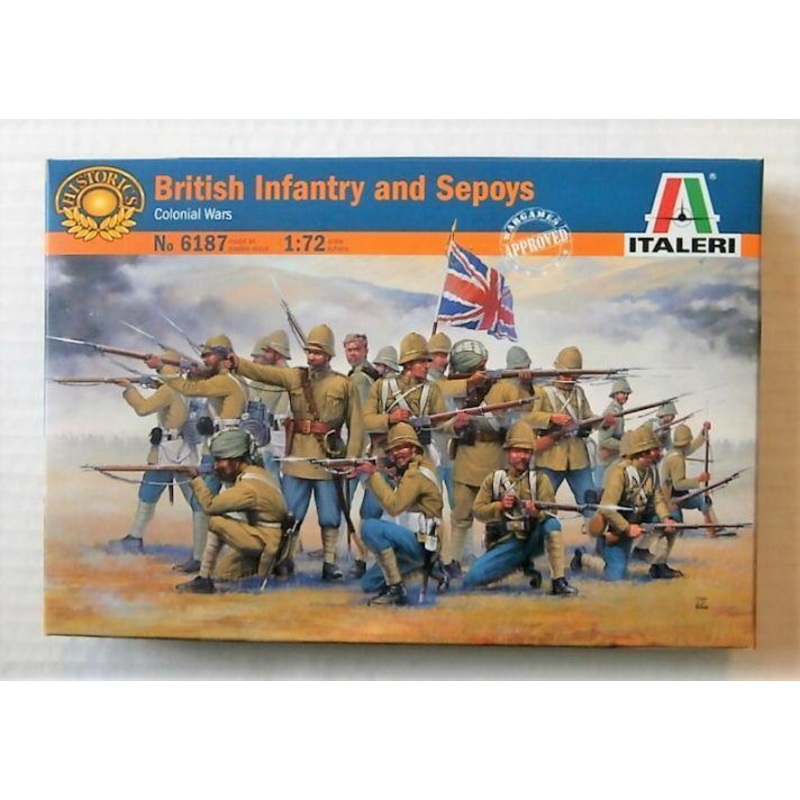 ITALERI 1/72 FIGURES BRITISH INFANTRY AND SEPOYS
