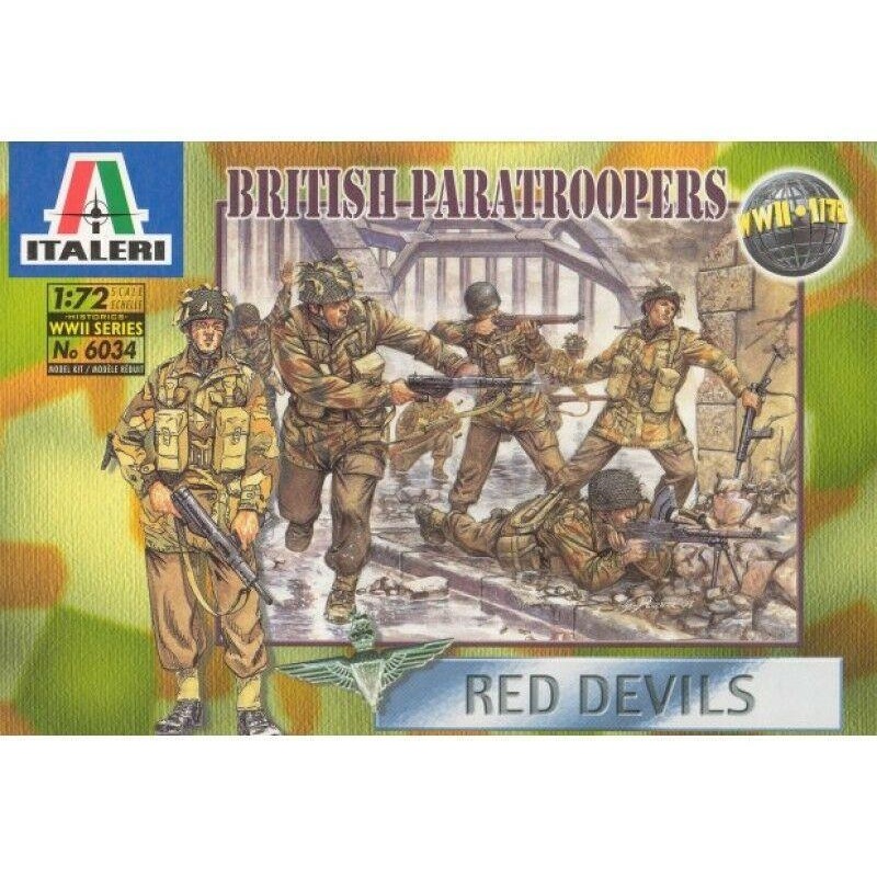 ITALERI 1/72 FIGURES BRITISH RED DEVILS