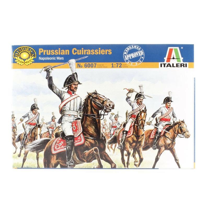 ITALERI 1/72 FIGURES PRUSSIAN CUIRASSIERS Napoleonic wars