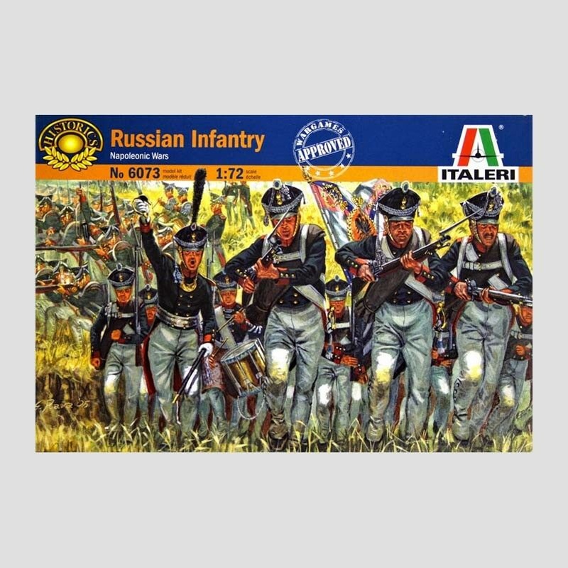 ITALERI 1/72 FIGURES – RUSSIAN INFANTRY NAPOLEONIC WARS