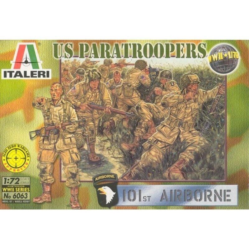 ITALERI 1/72 FIGURES US PARATROOPERS