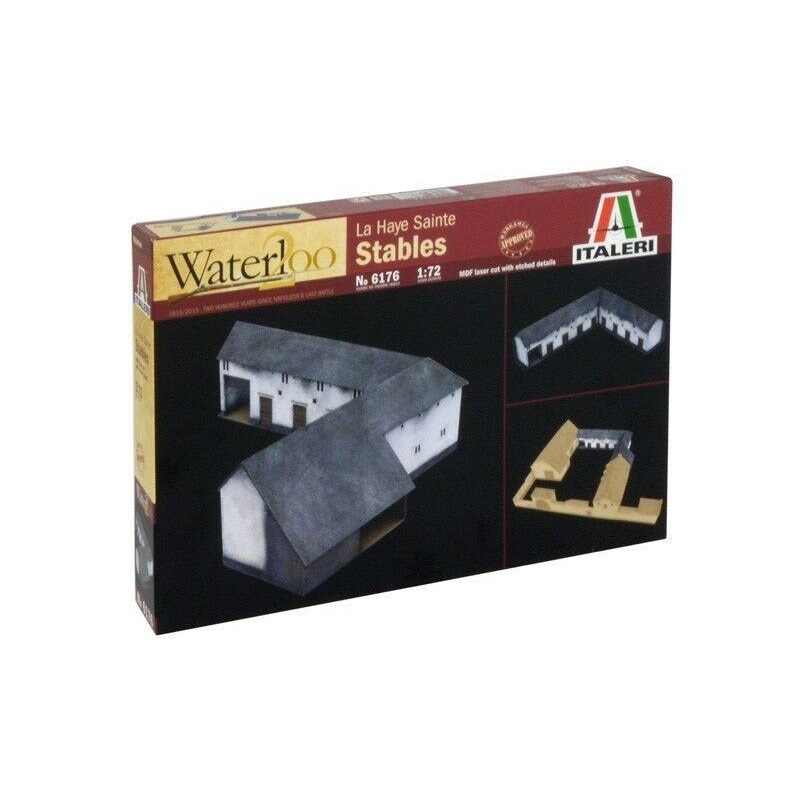 ITALERI 1/72 FIGURES WATERLOO LA HAYE SAINTE STABLE DISC