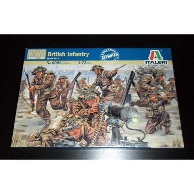 ITALERI 1/72 FIGURES WWII BRITISH INFANTRY