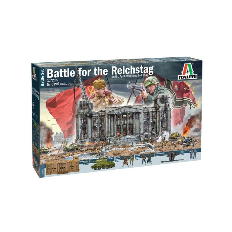 Italeri 1/72 scale WW2 battle set BERLIN 1945 FALL OF THE REICH