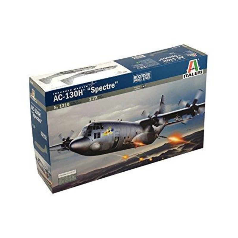 Italeri 1/72 scaleAC-130H Spectre gunship aircraft model kit