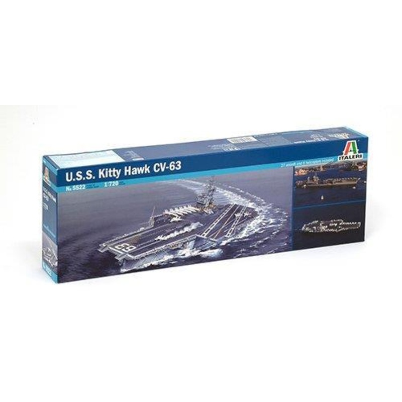Italeri 1:720USS Kitty Hawk CV 63 Aircraft carrier