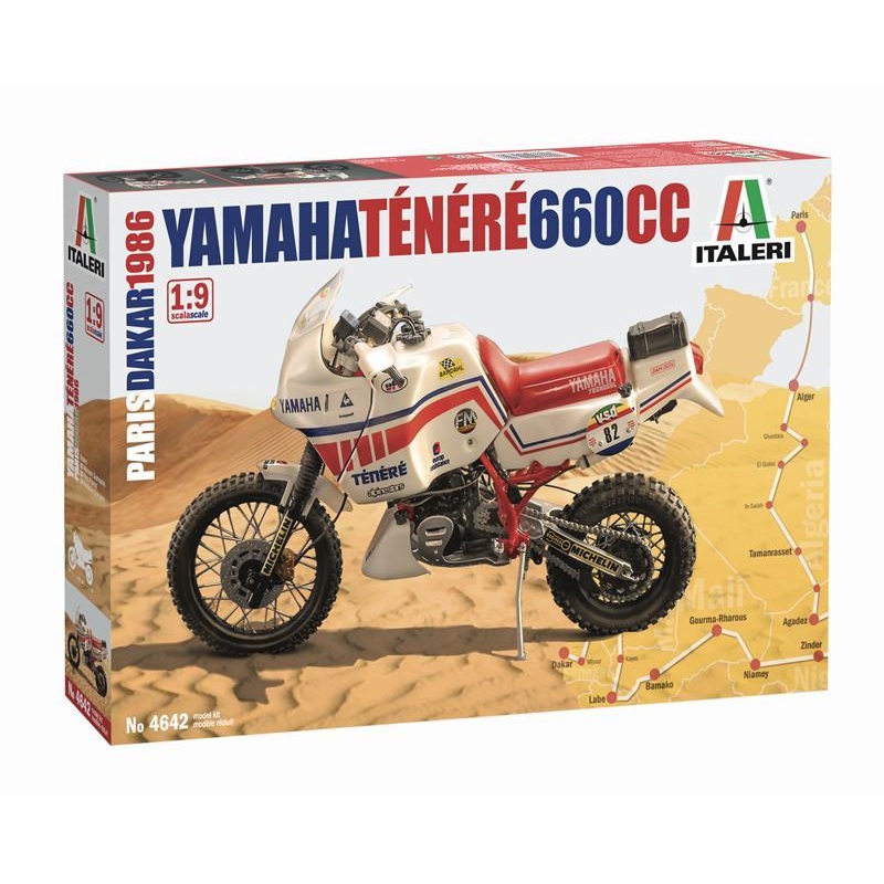 Italeri 1/9 scale YAMAHA TENERE 660 CC 1986