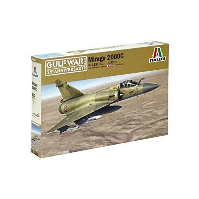 Italeri 1381Mirage 2000C 1: 72Vehicles