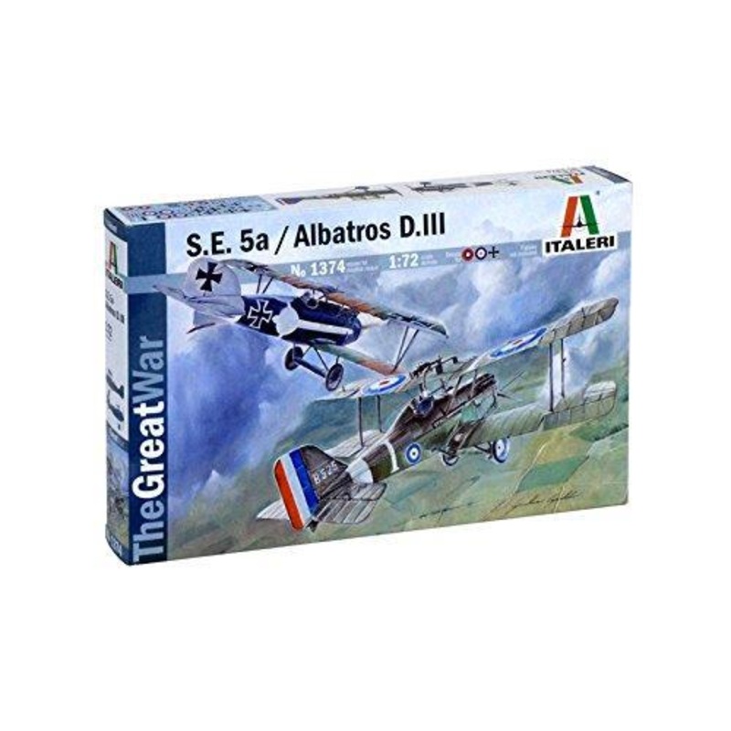 Italeri 510001374S.E.5a and Albatros D. III 1: 72WWI Aviation