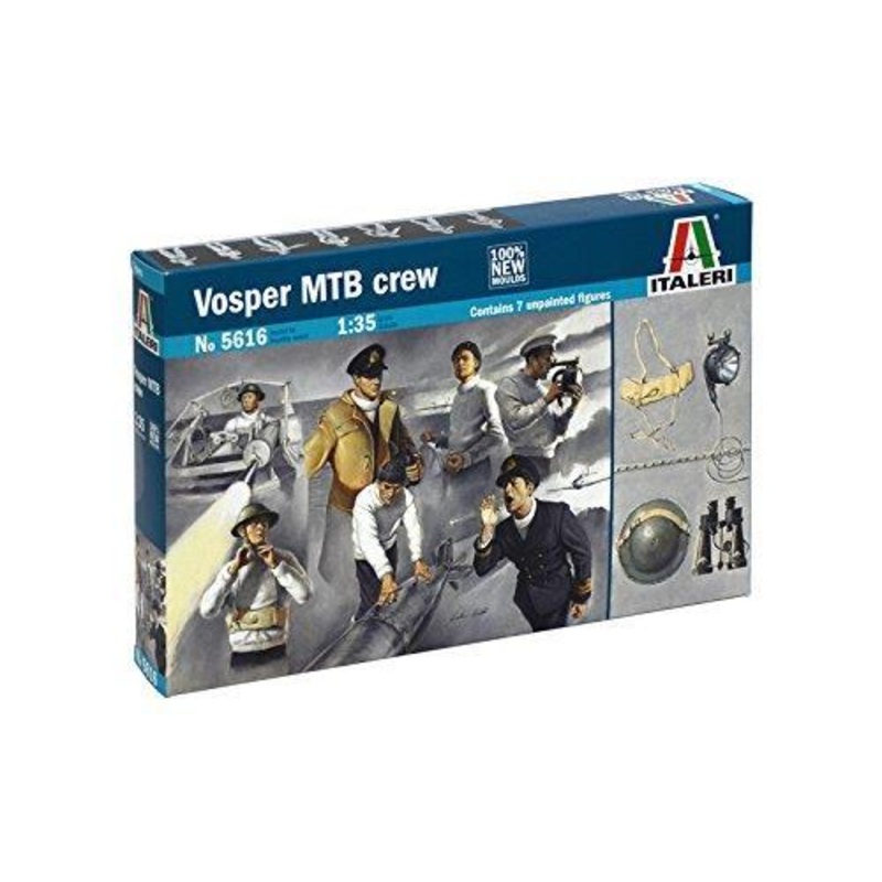 Italeri 510005616 – 1:35 Vosper Crew Figures