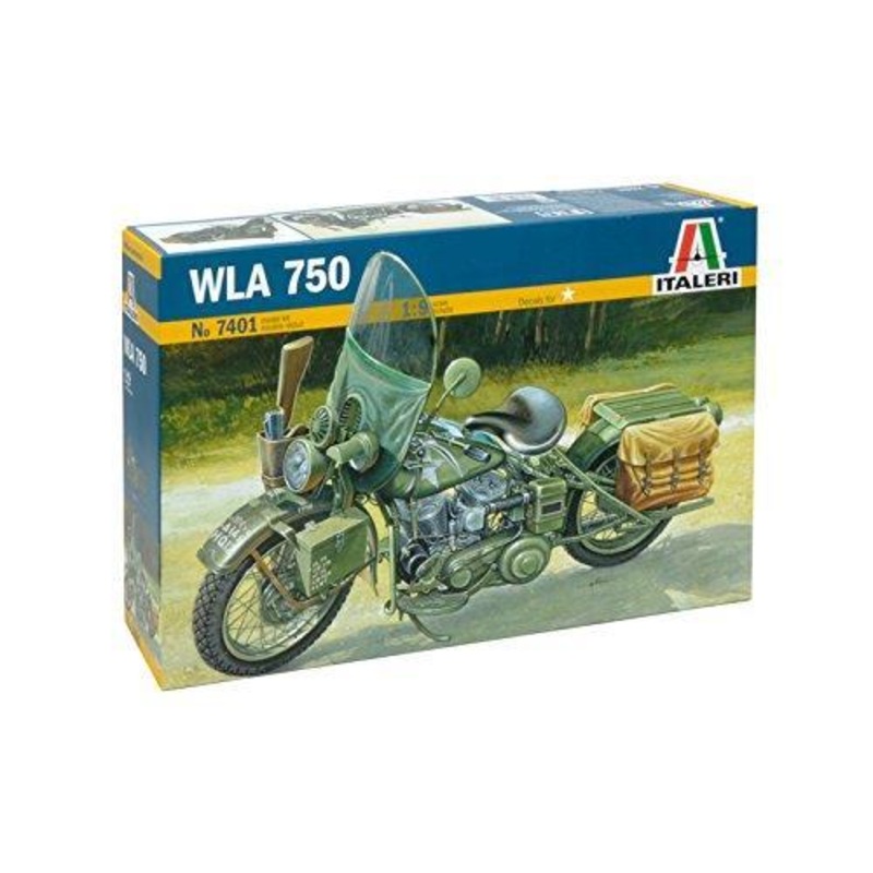 ITALERI BIKES 1/9 scale WW2 American US WLA750 motorcycle