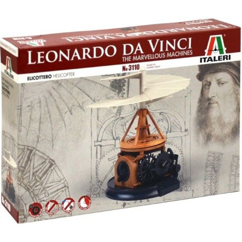Italeri Leonardo Da Vinci Helicopter