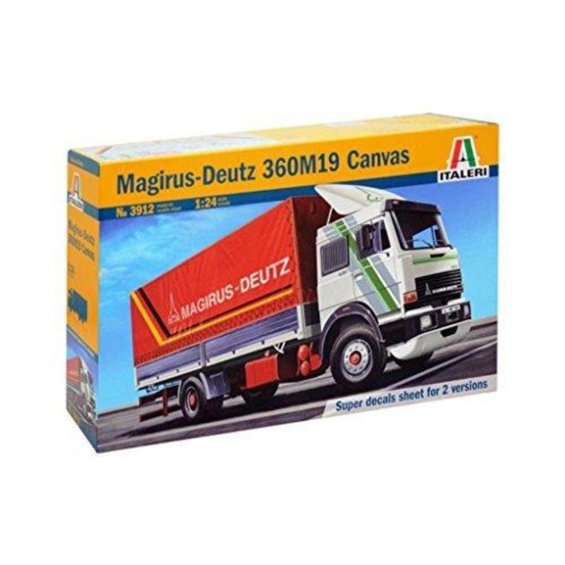 Italeri Magirus Deutz 360 M19 canvas truck model, 510003912, 1:24