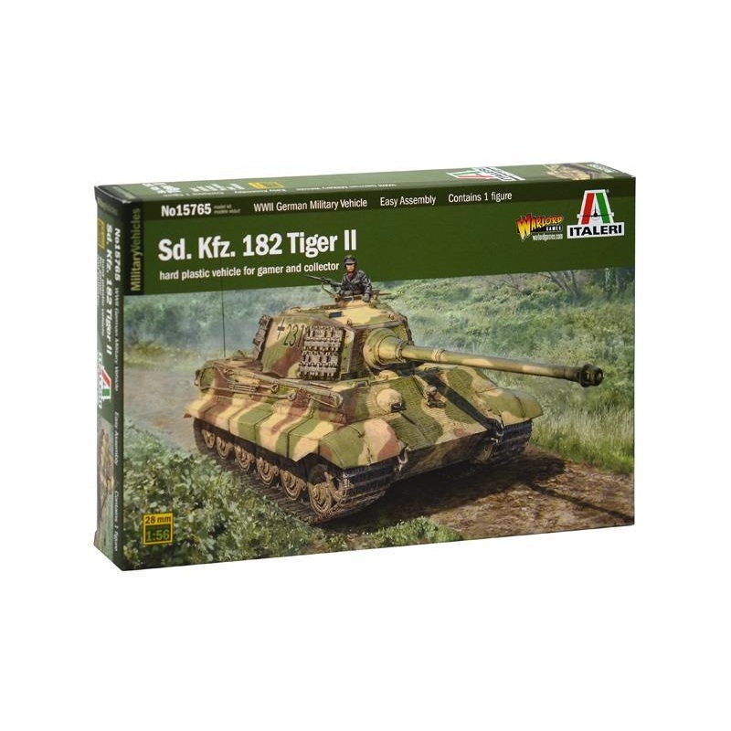 ITALERI MILITARY 1/56 Scale (28mm)  KING TIGER