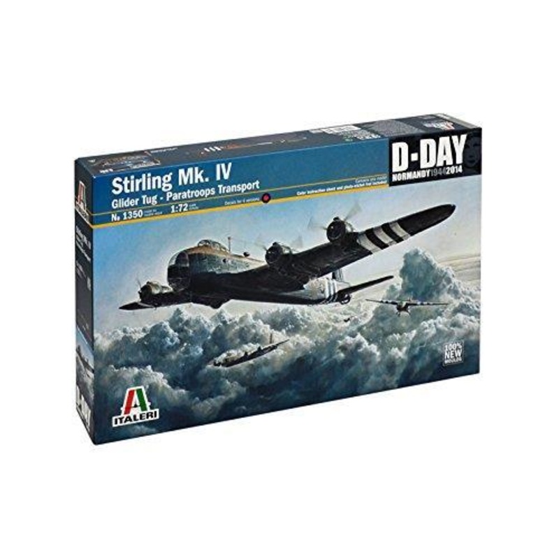 Italeri510001350StirlingMk.IV Glidertug/Par, Transparent, 1:72 Scale